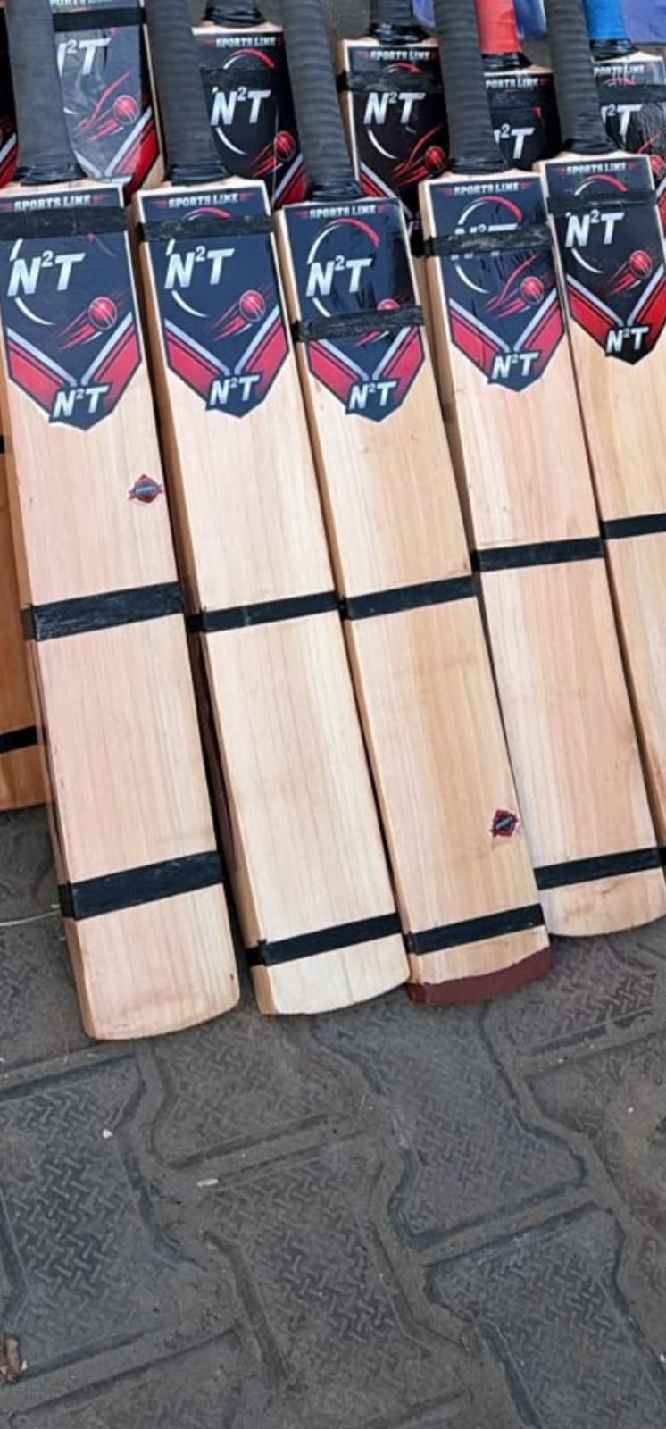 Hard Tennis Cricket Bat – Red