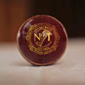 Red Hand-Stitched Cricket Ball