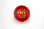 Red Hand-Stitched Cricket Ball