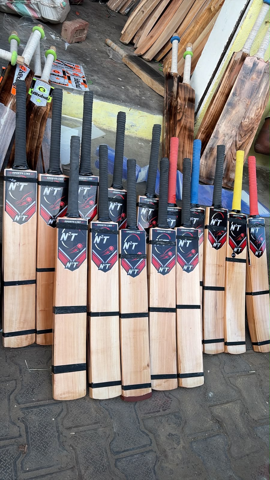 Hard Tennis Cricket Bat – Red