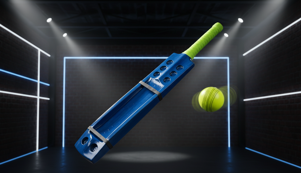 Hard Tennis Cricket Bat – Blue
