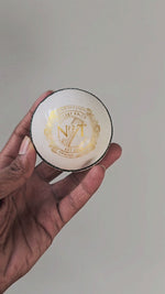 White Hand-Stitched Cricket Ball