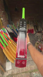Hard Tennis Cricket Bat – Red